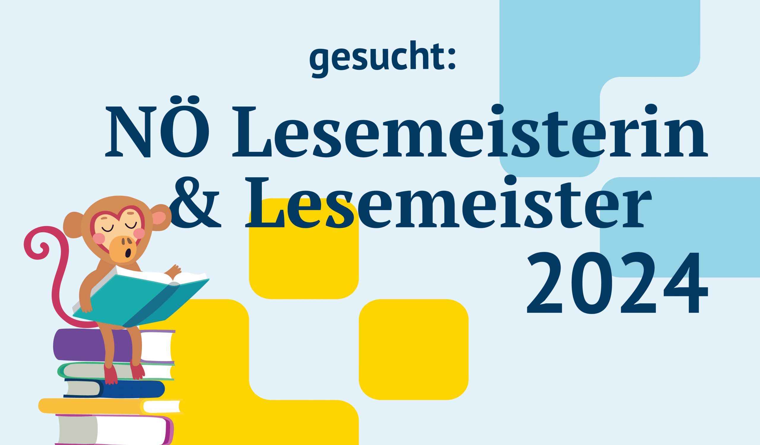 Banner Lesemeitsterin & Lesemeister 2024